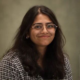 AI-retouched portrait used for a fictional sample profile