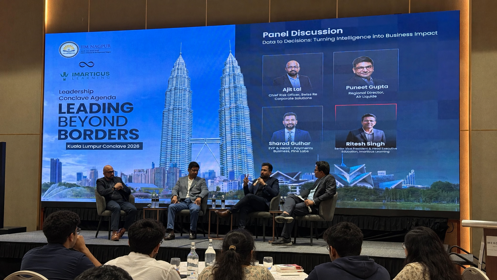 Panel discussion on data and business decisions with an AI-edited undergraduate student audience