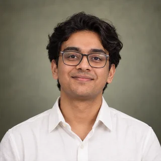 AI-retouched portrait used for a fictional sample profile
